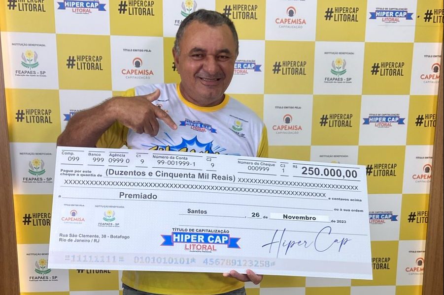 Zelador do Guarujá divide prêmio de 250 mil reais e vai investir para aumentar sua renda